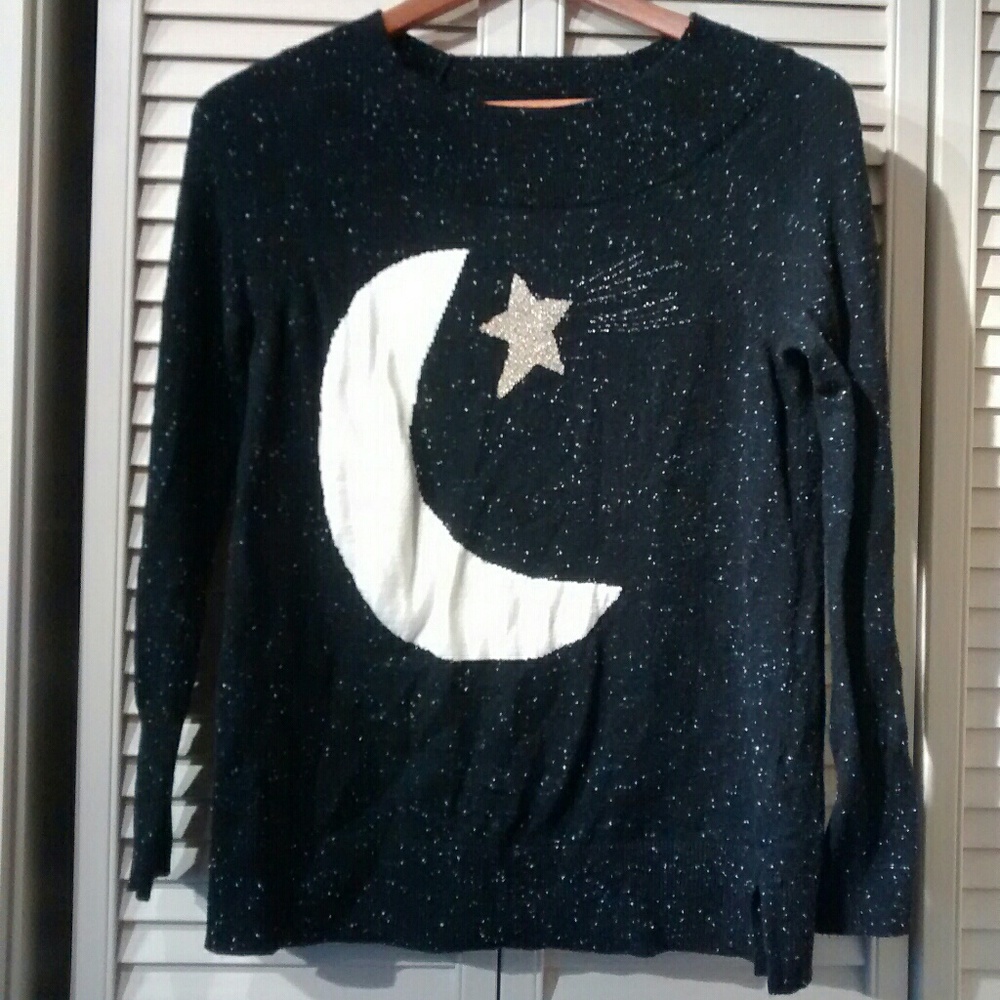 LOFT Moon and Star Sweater